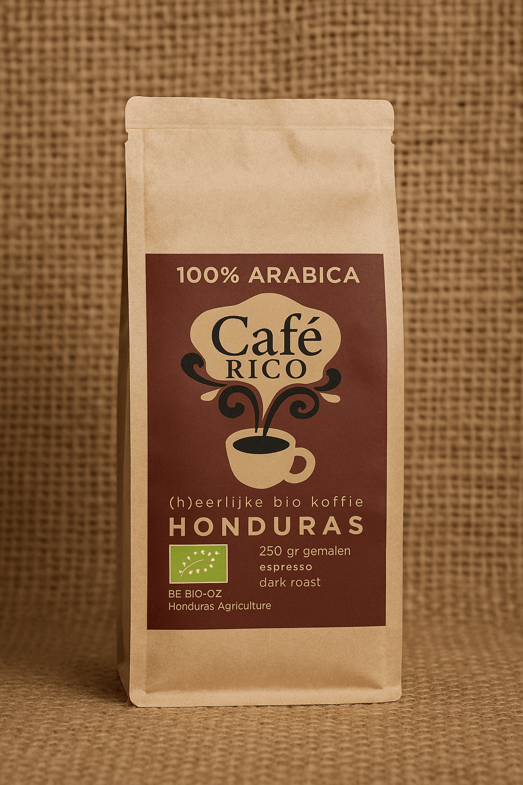 250 g espresso bonen (dark roast)